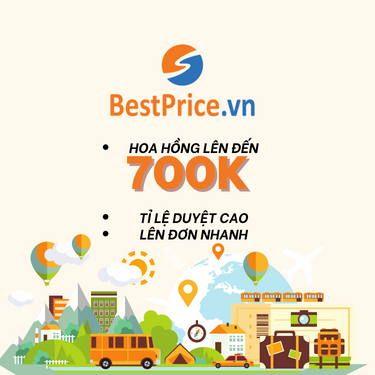 BestPrice - Đại lý đặt phòng khách sạn, vé máy bay, tour du lịch trực tuyến giá tốt nhất