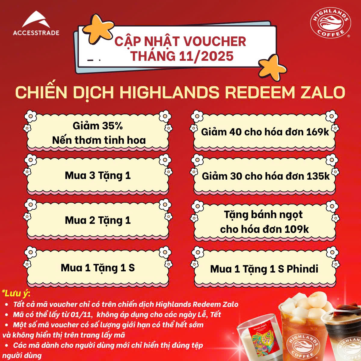 Highlands Redeem Zalo